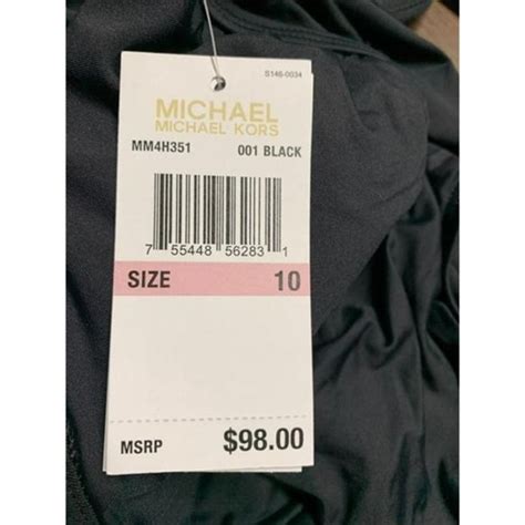 Michael Michael Kors Women's High Neck Shirred One